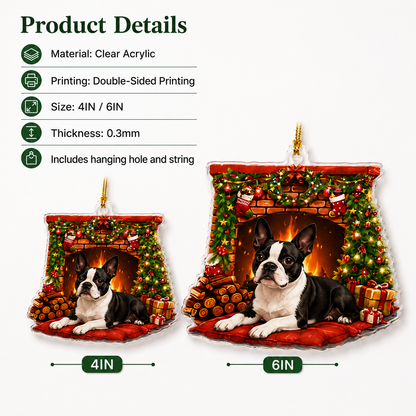 Dog Christmas Tree Boston Terrier