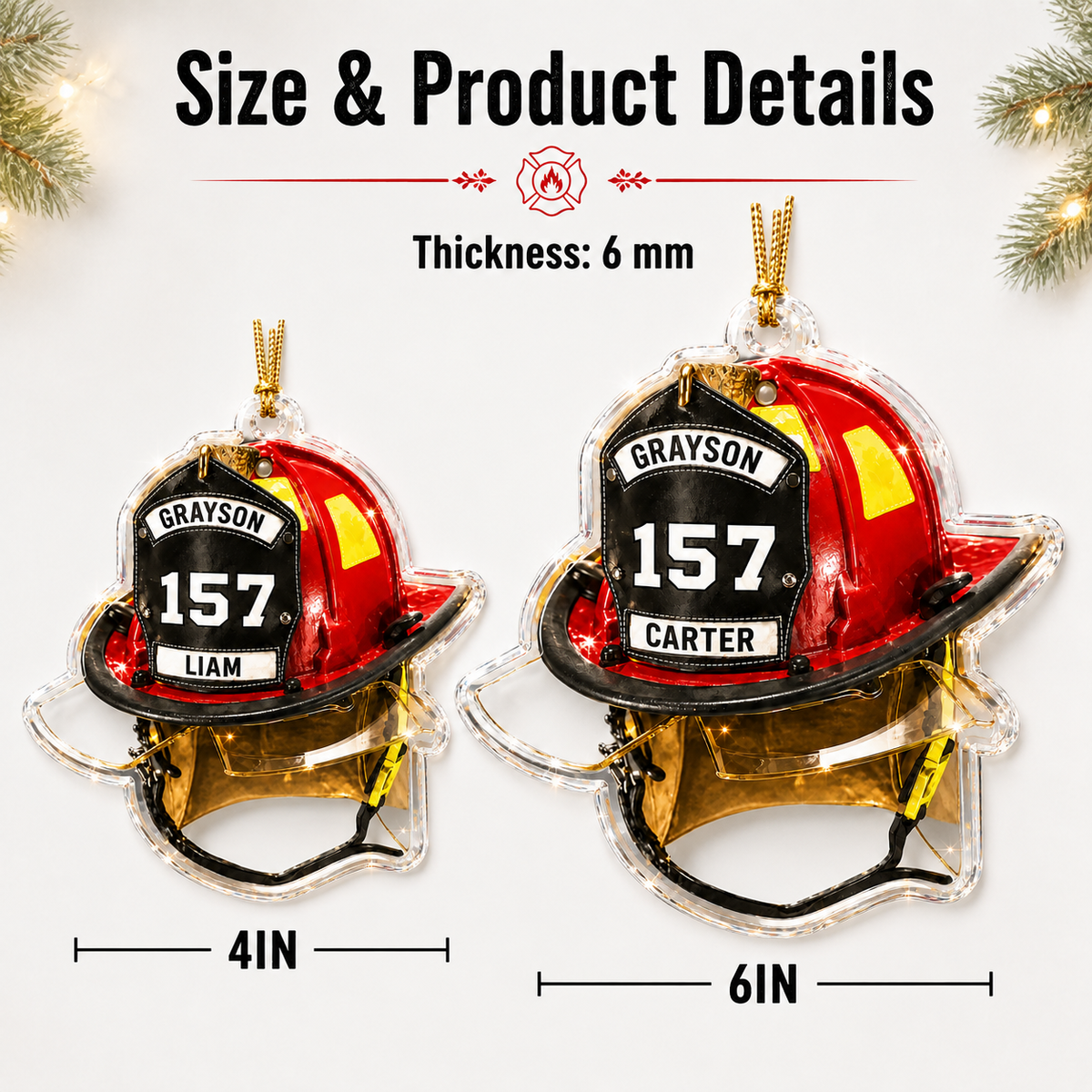 Firefighter Helmet Grayson