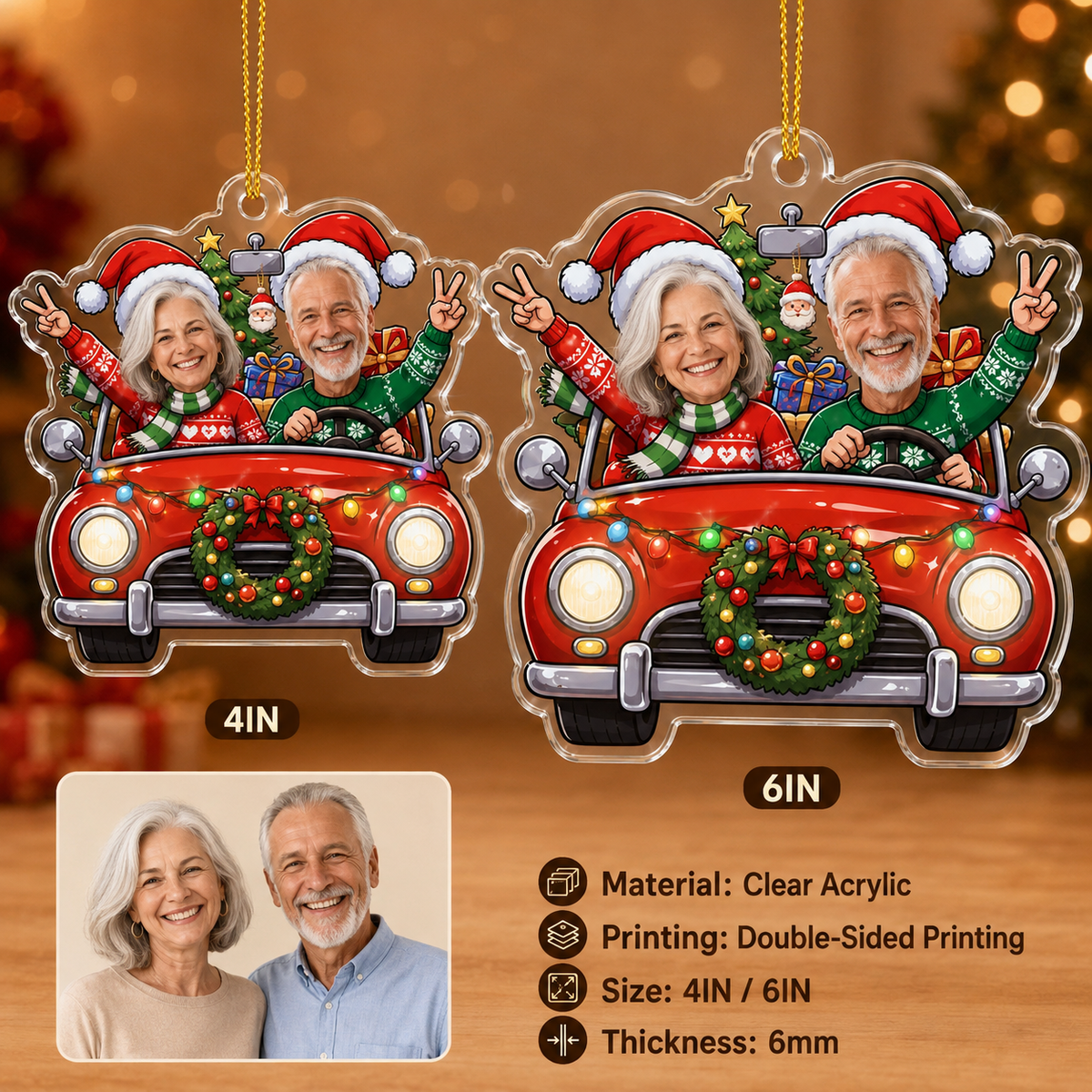 Custome Photo Couple Driving