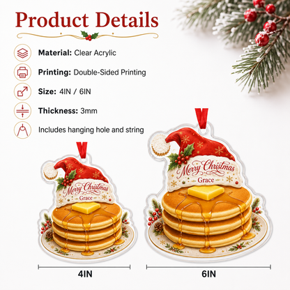 Personalized Kitchen Utensils Acrylic Christmas Pancake
