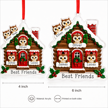 Christmas Animal House Owl