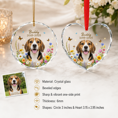 Custom Photo Dog Memorial Style 1