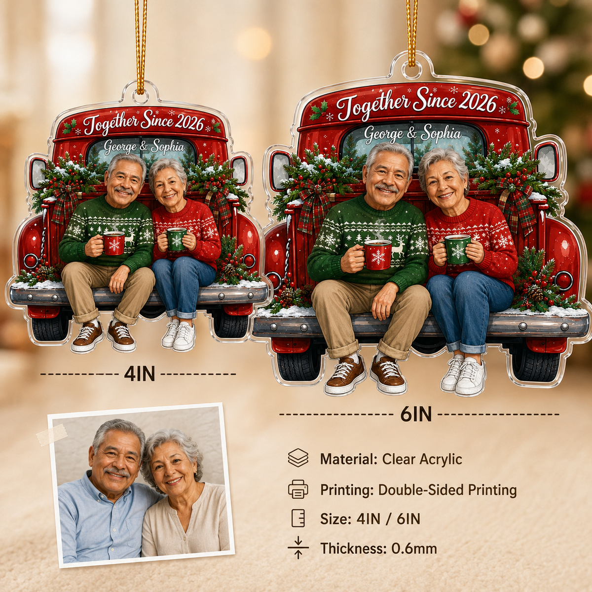 Family Memory Xmas Car