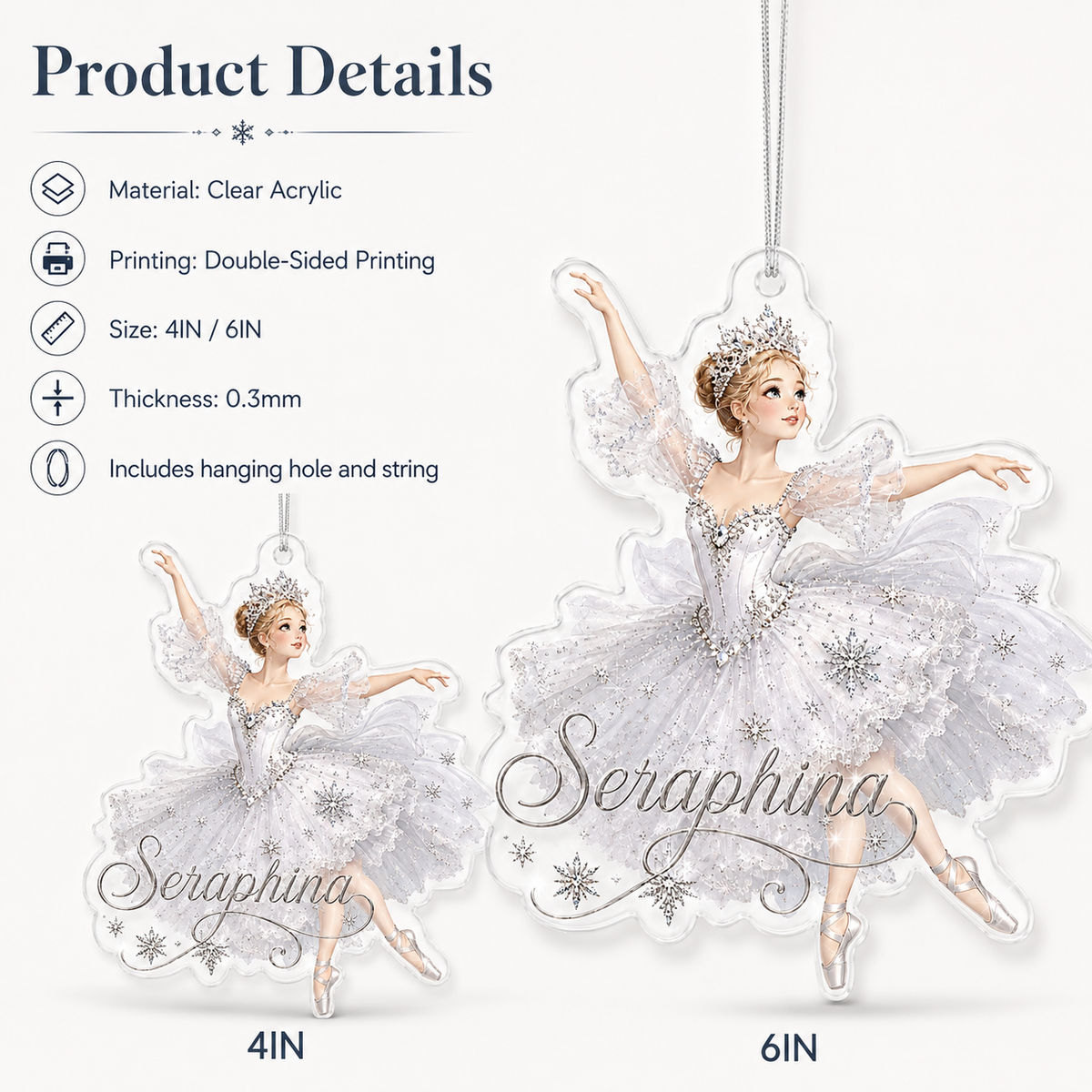 Ballet Custom Name Acrylic 17