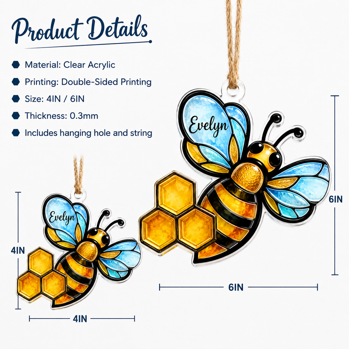 Bee Floral Style 8