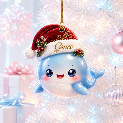 Animal With Santa Hat Whale