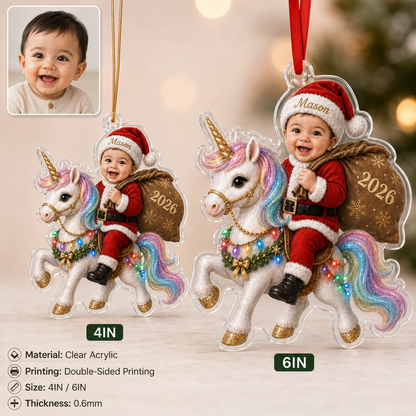 Custom Photo Baby Animal Unicorn