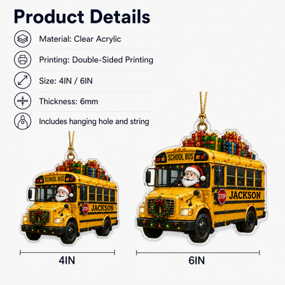 Santa Vehicle School Bus