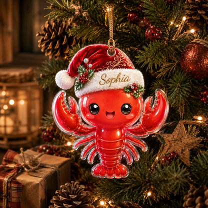 Animal With Santa Hat Lobster