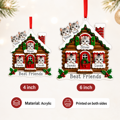 Christmas Animal House Cat