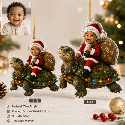 Custom Photo Baby Animal Giant Turtle