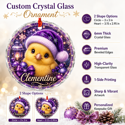 Purple Bird At Christmas Canary