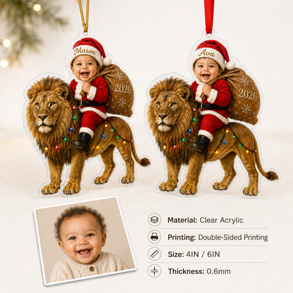 Custom Photo Baby Animal Lion
