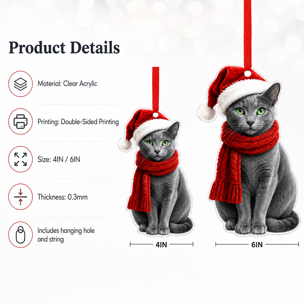 Noel Cat Russian Blue