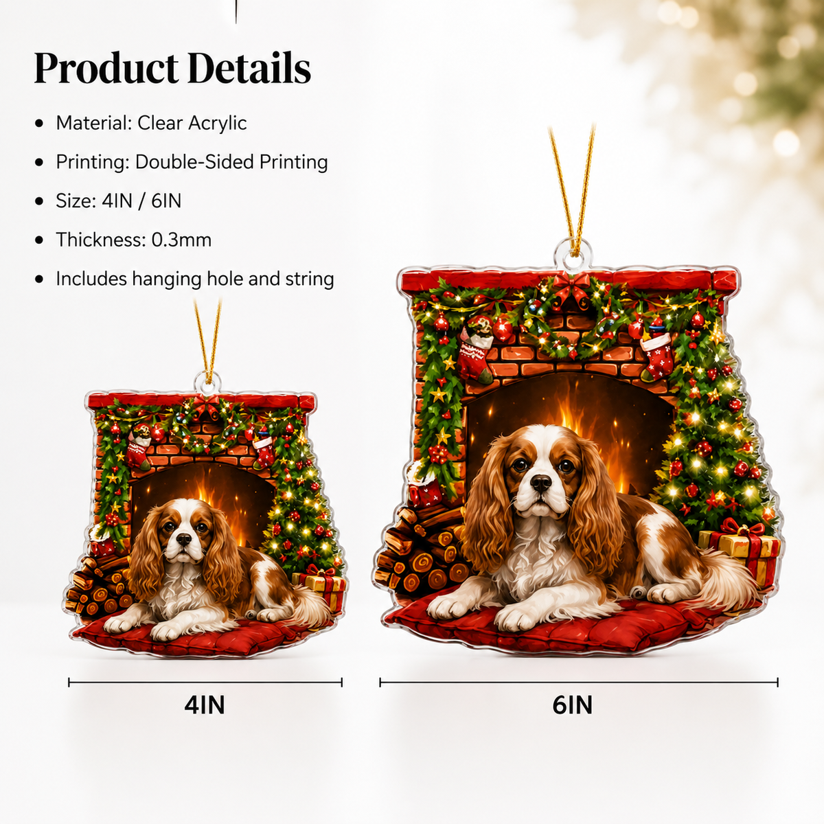 Dog Christmas Tree Spaniel