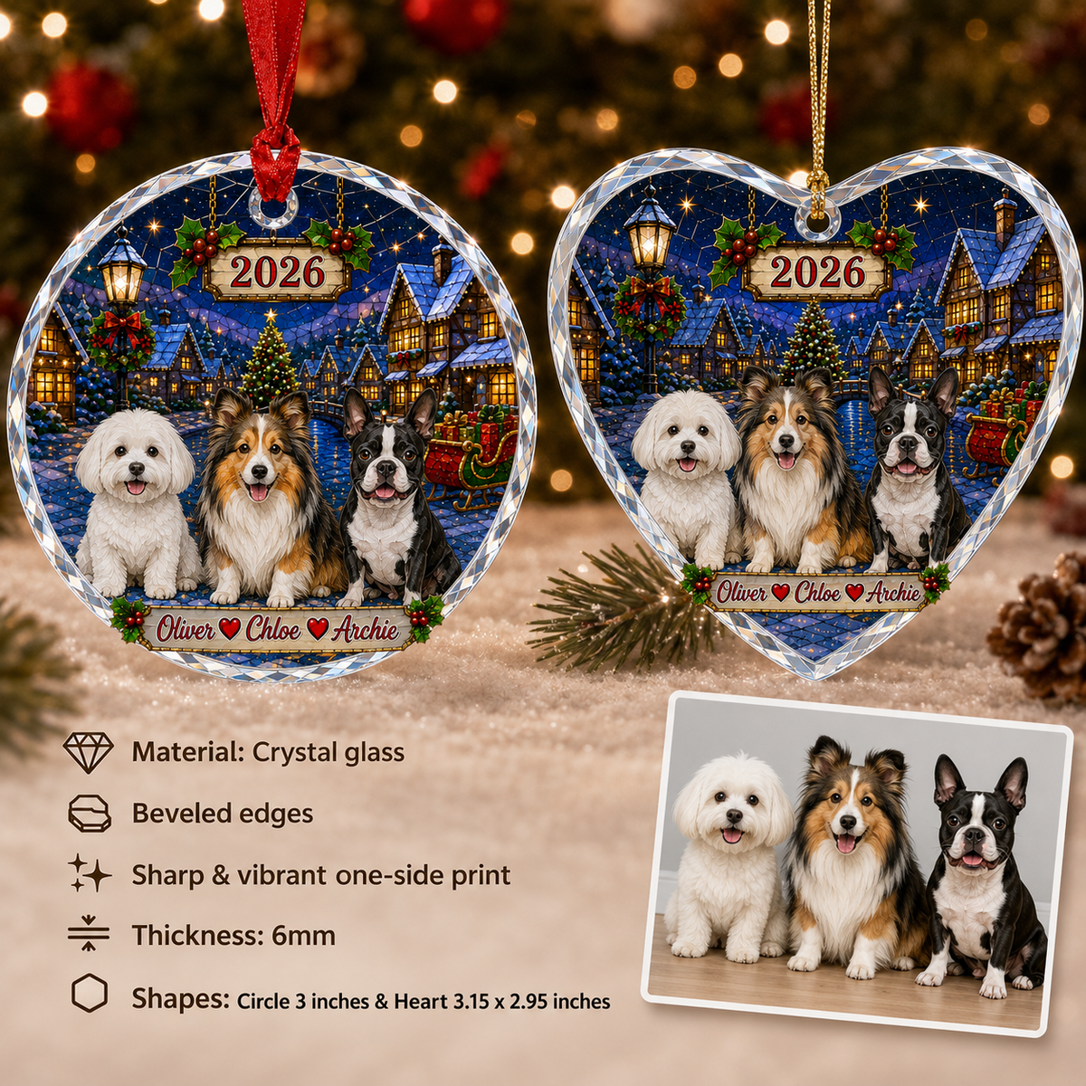 Custom Photo Multiple Dogs 10