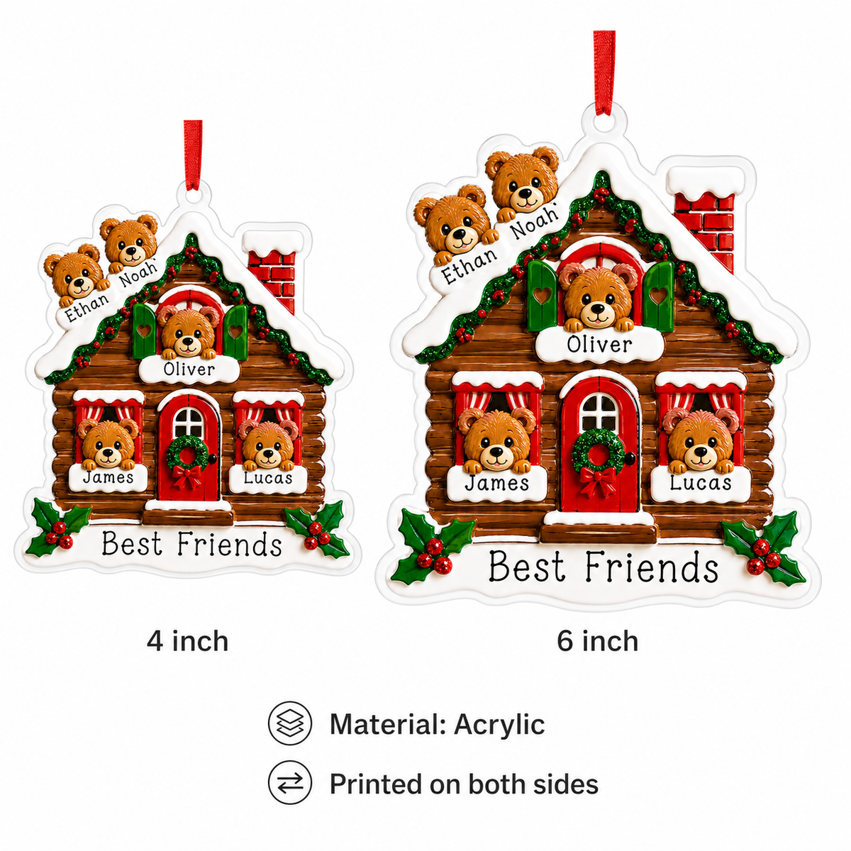 Christmas Animal House Bear