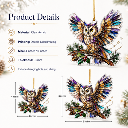 Bird With Flower Owl