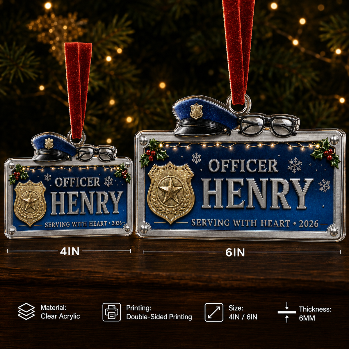 Officer Nameplate