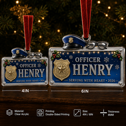 Officer Nameplate