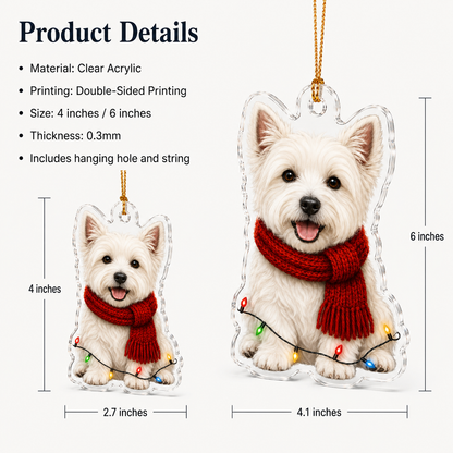 Dog Christmas Ledlight West Highland White Terrier