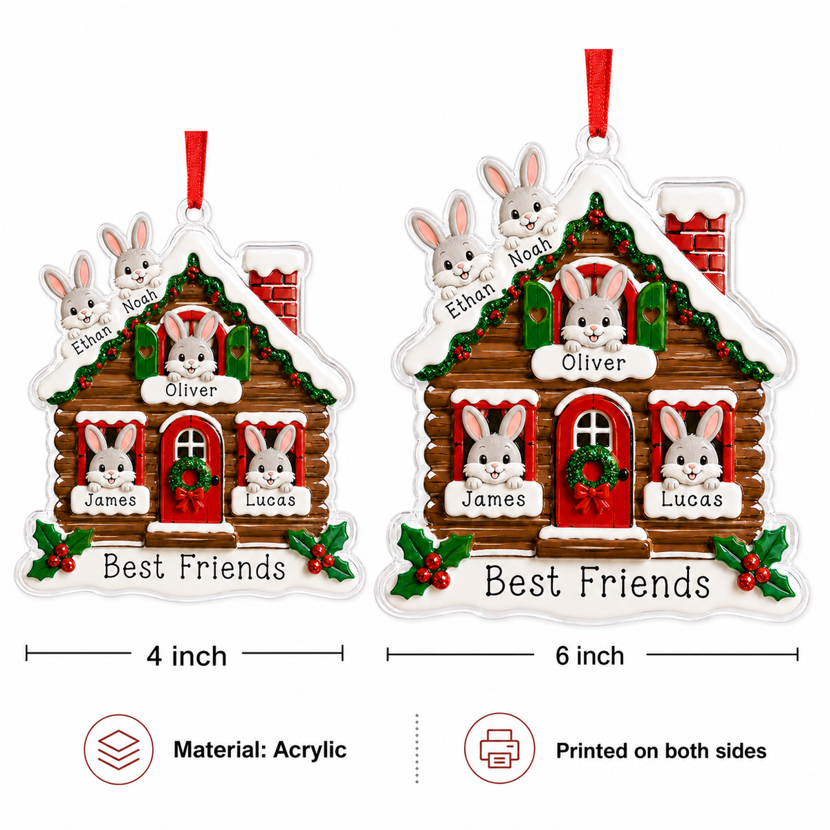 Christmas Animal House Rabbit