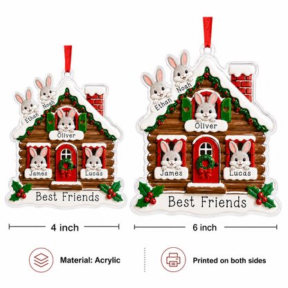 Christmas Animal House Rabbit