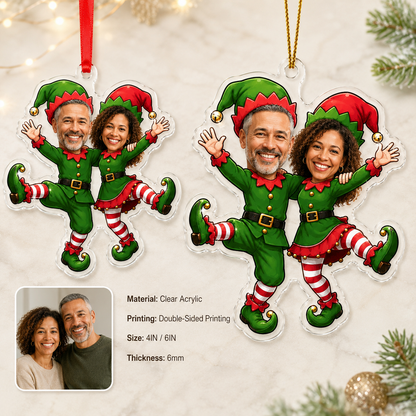 Custome Photo Couple Xmas Fairy