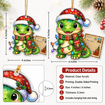 Animal With Christmas Led Dinosaur