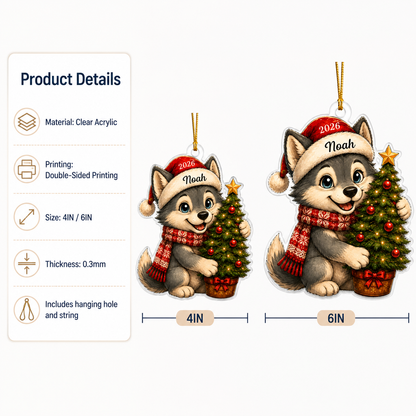 Animal Chrismas Wolf