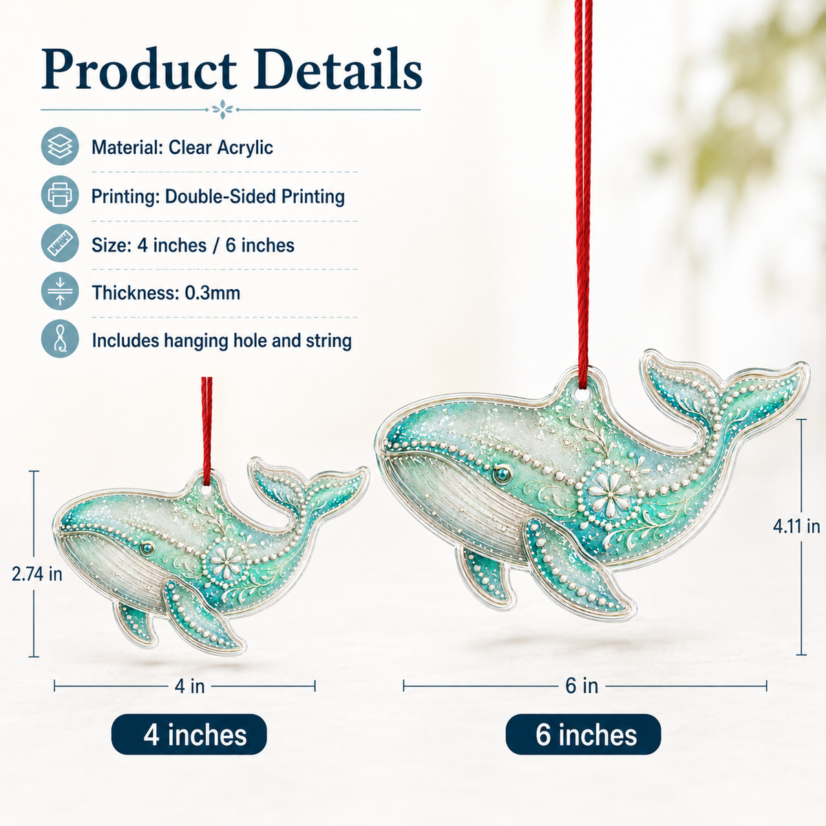 Summer Ocean Animals Whale
