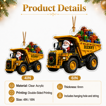 Santa Vehicle Dump Truck