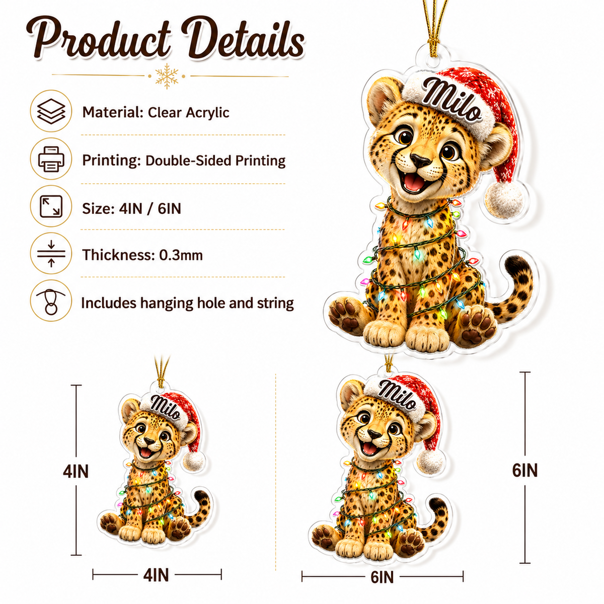 Animal Led Light Cheetah