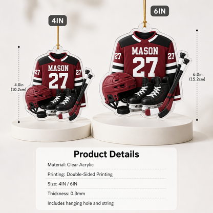 Hockey Acrylic Style 3