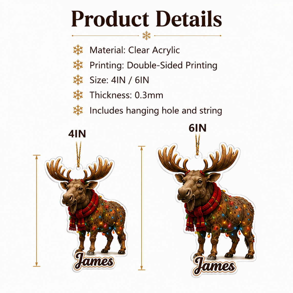Christmas Animal Moose