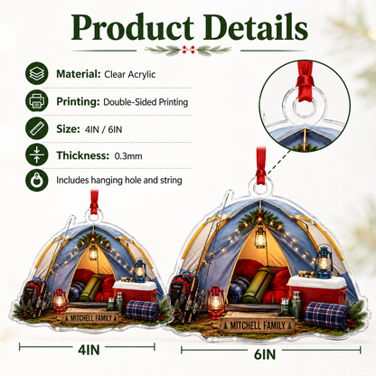 Camping Personalize Acrylic Fishing Camping