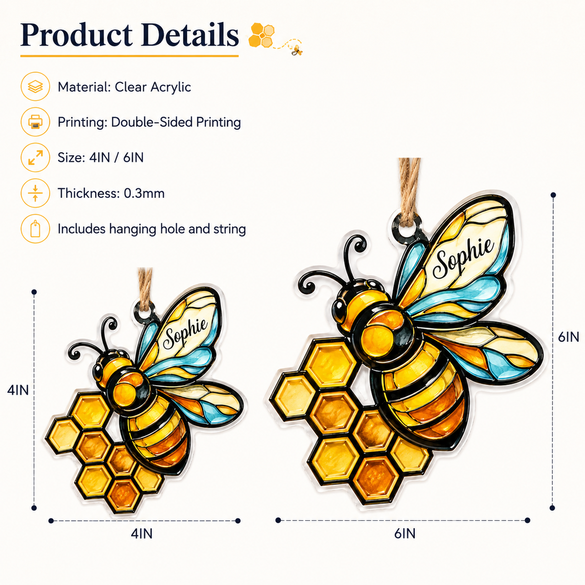 Bee Floral Style 7
