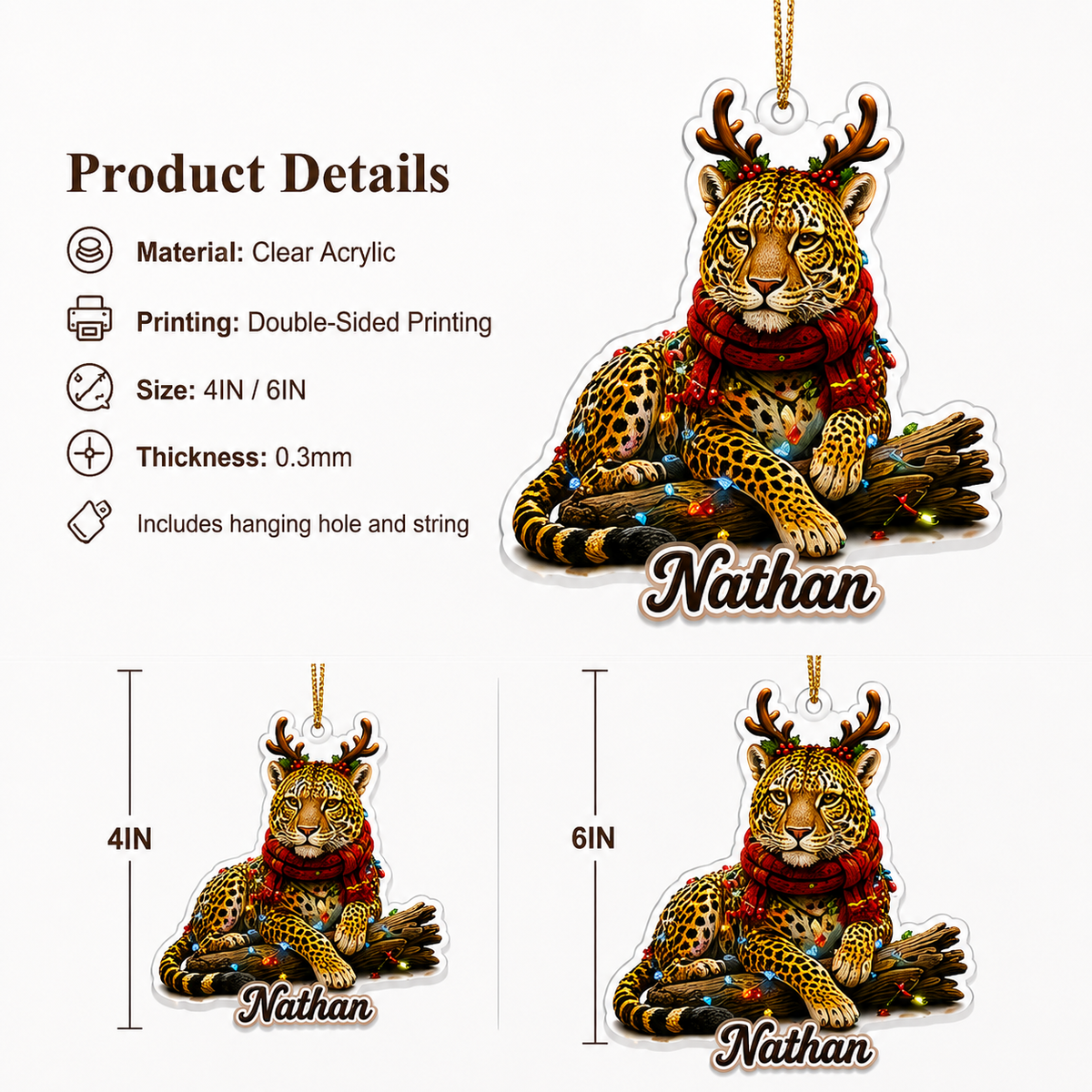 Christmas Animal Leopard
