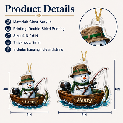 Personalized Fishing Owen Acrylic