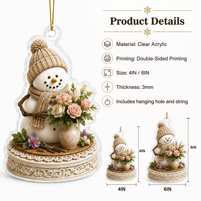 Snowman Hobbies Acrylic Flower Arranging