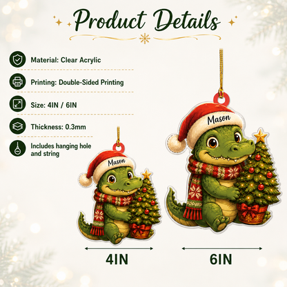 Animal Christmas Crocodile