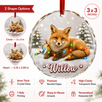 Glass Animal Led Light Fox