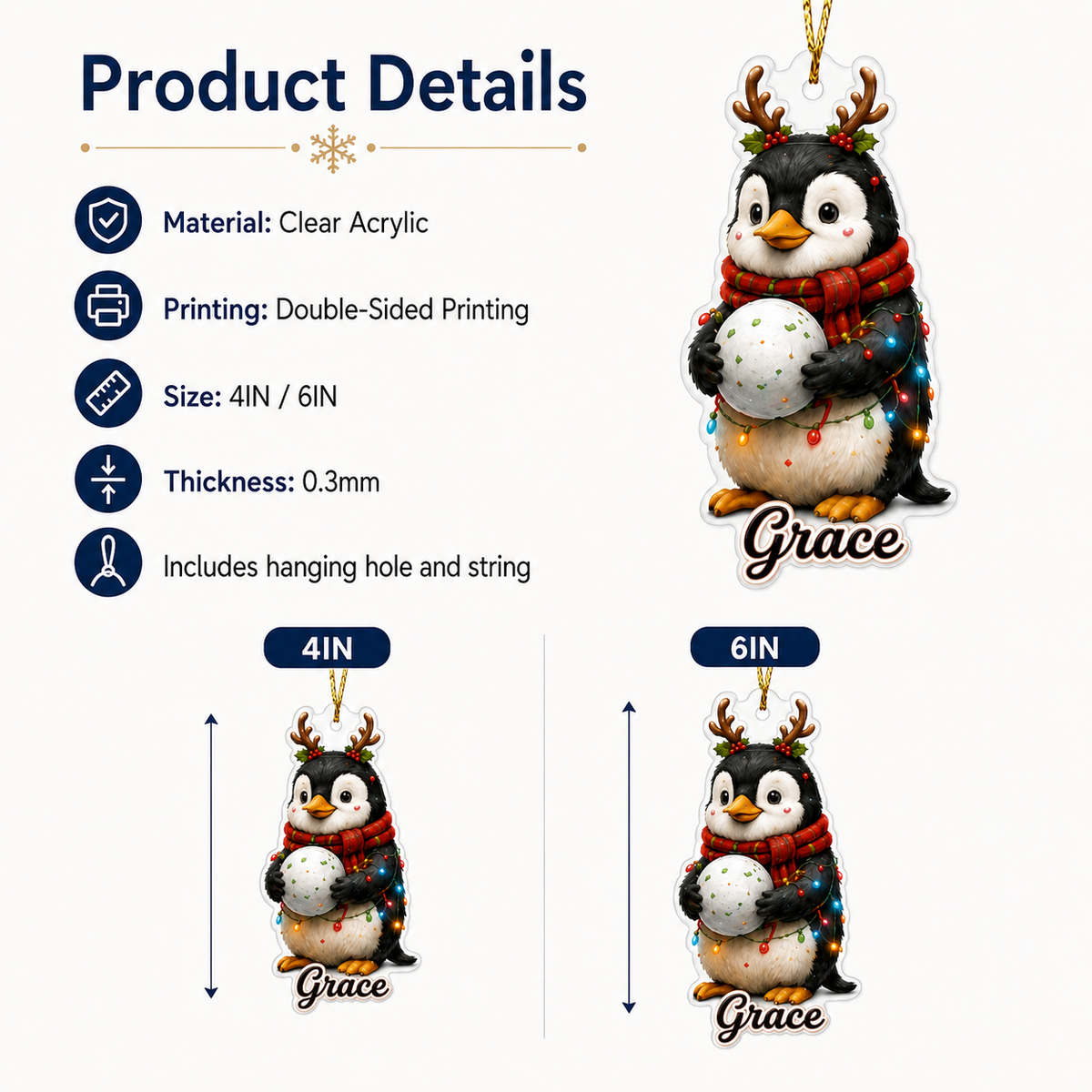 Christmas Animal Penguin