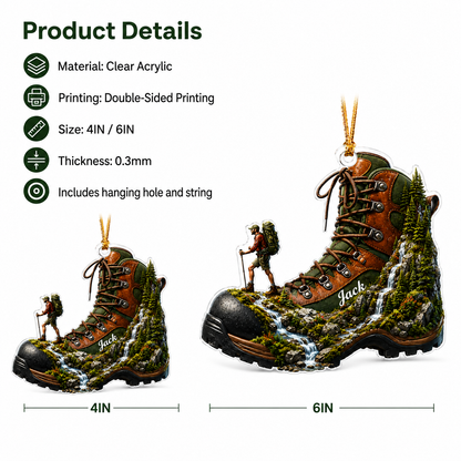 Custom Name Hiking And Trekking Acrylic Style 15