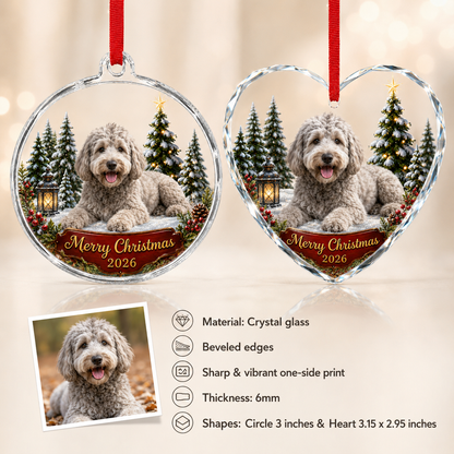 Custom Photo Dog Xmas Style 9