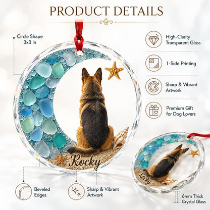 Custom Dog Seashell German Shepherd