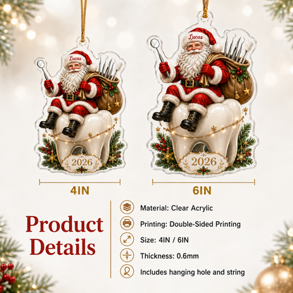 Dental Santa Dentist Tooth Gi
