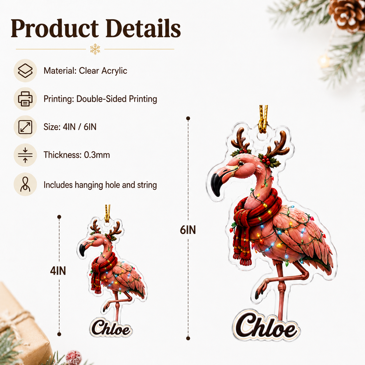 Christmas Animal Flamingo
