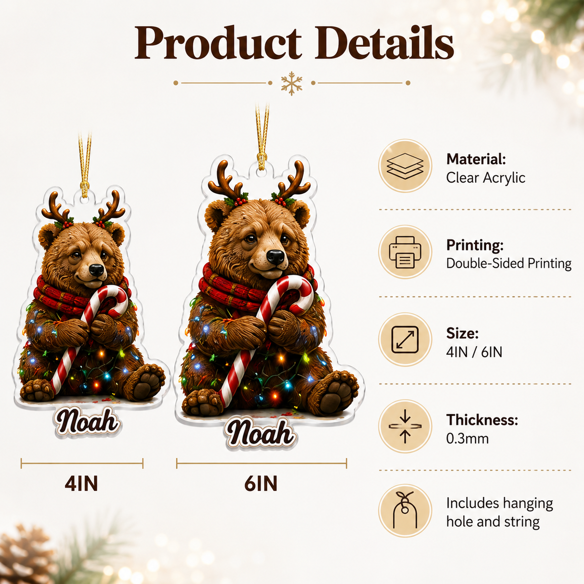 Christmas Animal Bear