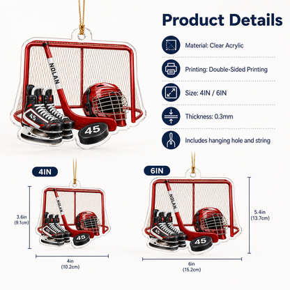 Hockey Acrylic Style 14